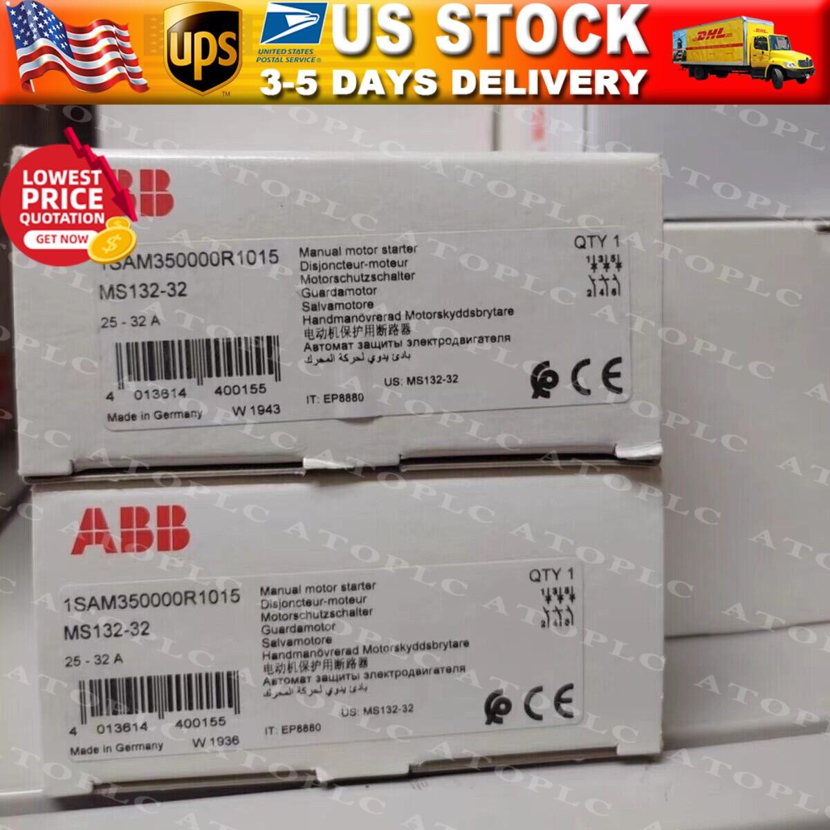ABB MS132-32 Motor Starter New Fast Shipping 1pcs