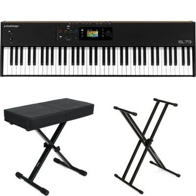 Studiologic SL73 MK2 73-key MIDI Keyboard Controller Essentials Bundle