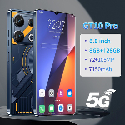 GT10 Pro 6.8 inch  Android Smartphone 8GB+128GB 4G Global Unlocked Cell Phone