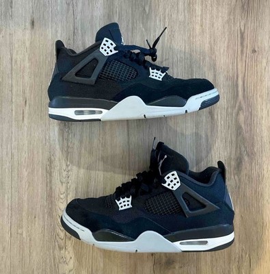 Jordan 4 Retro SE Mid Black Canvas Size 10.5 Used With Box DH7138-006