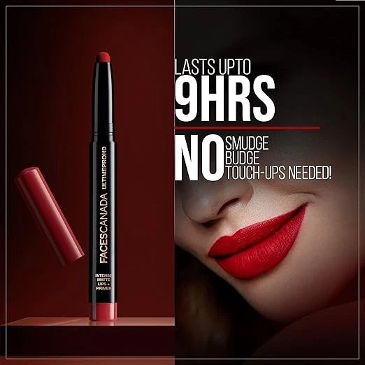 FACESCANADA Ultime Pro Hd Intense Matte Lips + Primer - Hazel 19, 1.4G | 9Hr Lon - Image 4 of 4