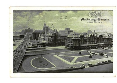 Marlborough-Blenheim Hotel Atlantic City NJ 1946 Postcard Artone Photoprint