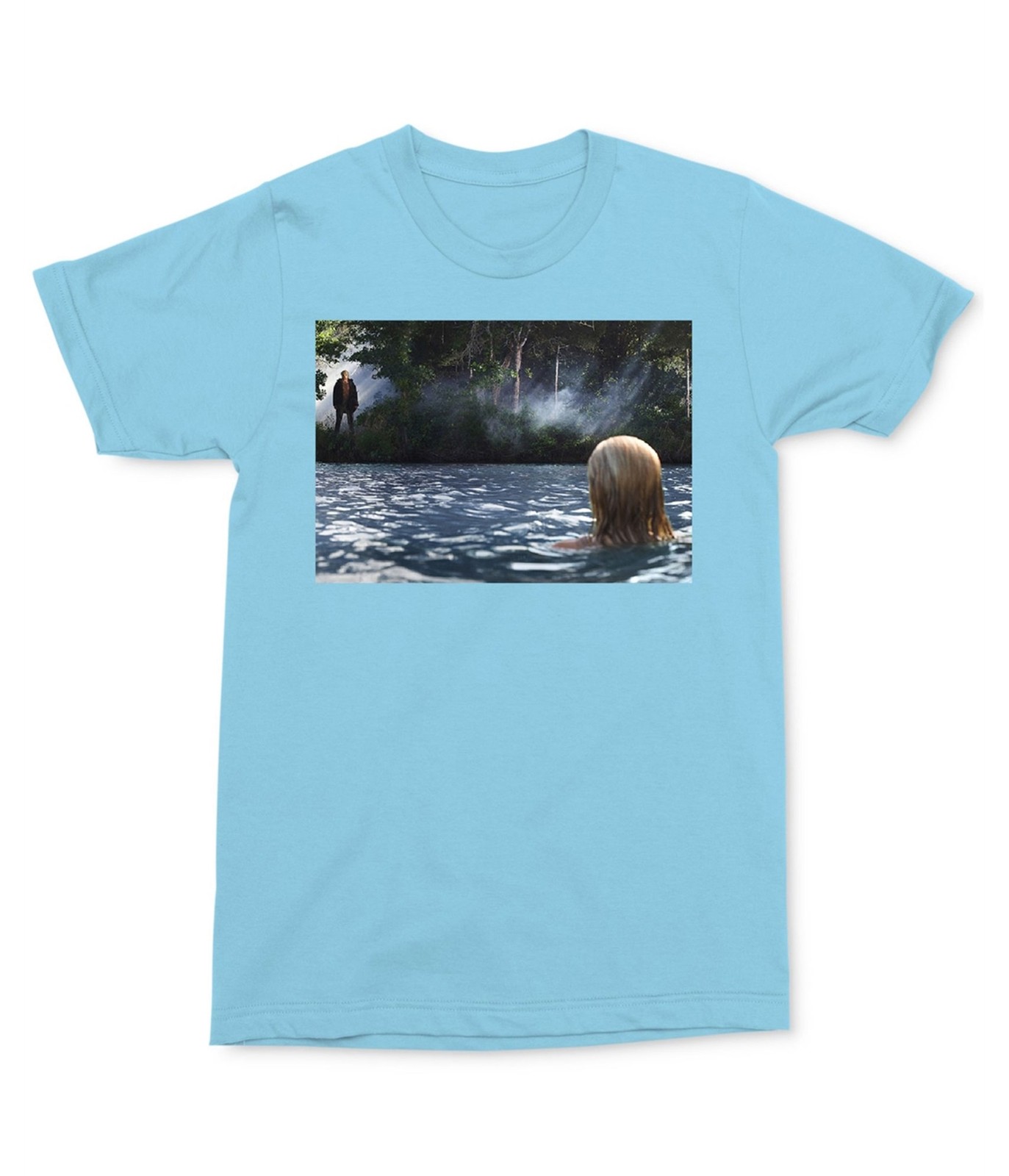 Меняет мужскую футболку с рисунком Jason Sunlight синяя S 4190₽