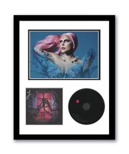 Lady Gaga Autographed Signed 11x14 Custom Framed CD Photo Chromatica ACOA