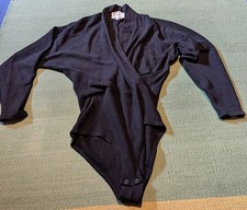 REIFhaus Nori Black cotton bodysuit- Size M
