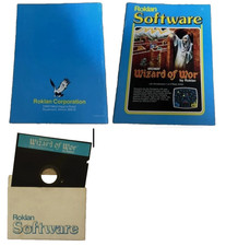 Wizard of Wor Atari 400/800/XL/XE 5 1/4inch Disk + Manual -working- RARE 1981