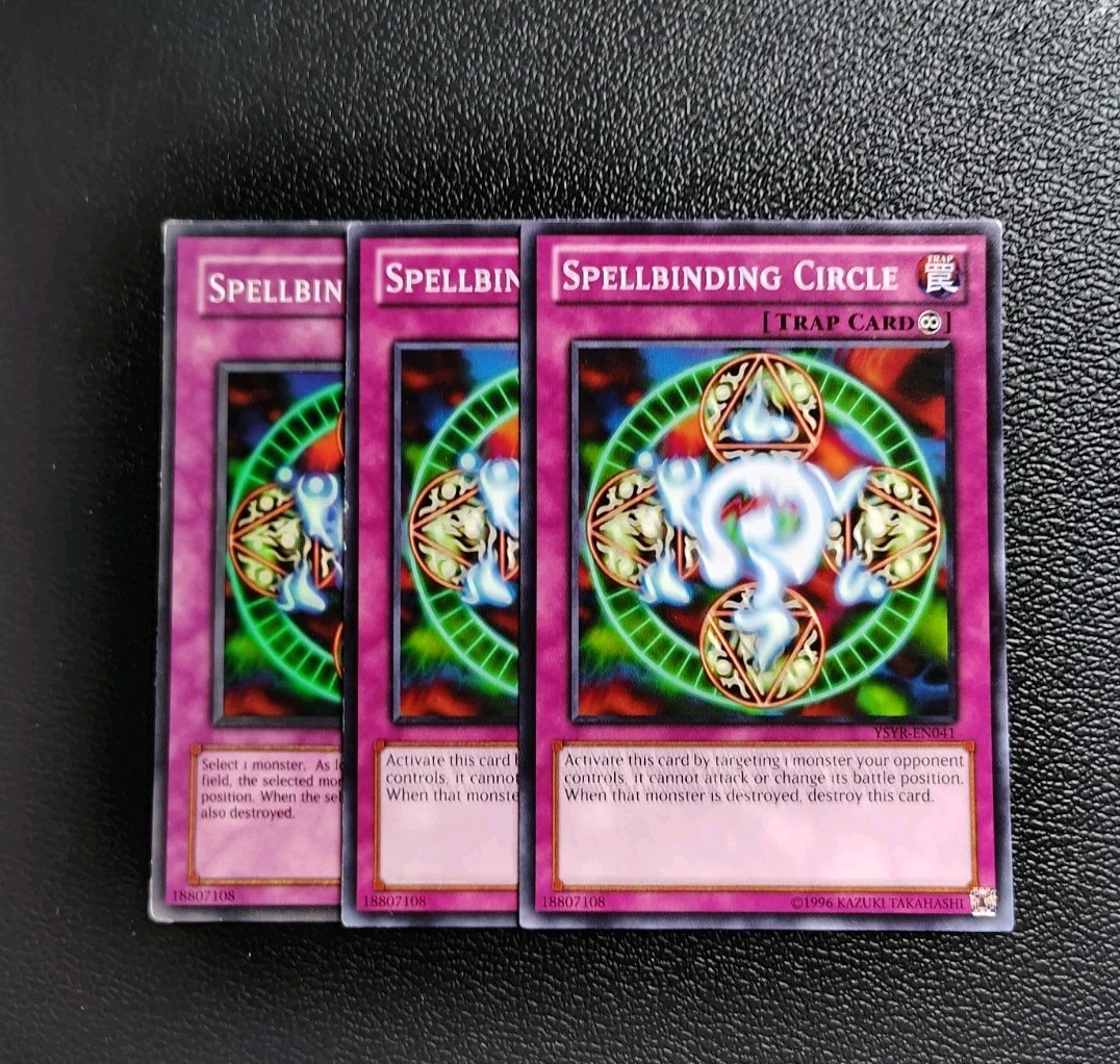 Yu-Gi-Oh Spellbinding Circle Playset of 3 Cards