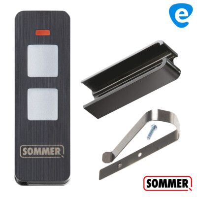 Sommer / Aperto Funk Fernbedienung Pearl Twin 2-Befehl S10019 868MHz oder Halter