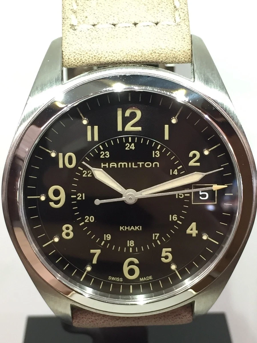 NEW Authentic HAMILTON KHAKI FIELD H685510 40MM STRAP S/S Box