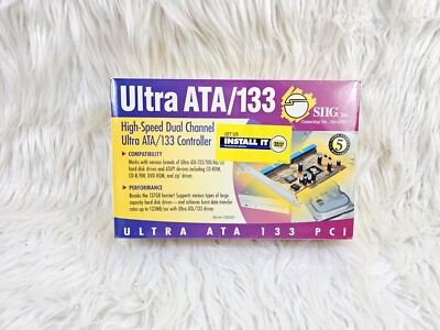SIIG Sealed New UltraATA 133, Dual Channel Bus Master Host Controller