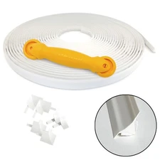 InstaTrim Self-adhesive Flexible Caulk & Trim Strip 3/4" x 50' Project Kit