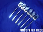INTERNATIONAL COURTSHIP STERLING SILVER SALAD FORK - VERY GOOD CONDITION
