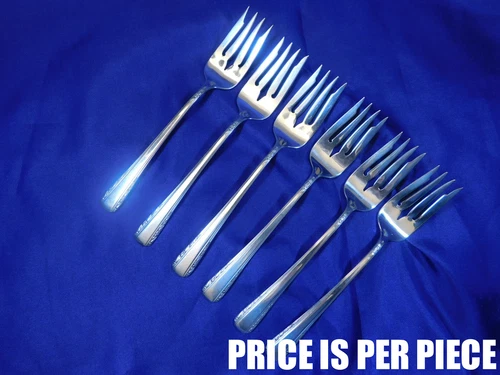 INTERNATIONAL COURTSHIP STERLING SILVER SALAD FORK - VERY GOOD CONDITION