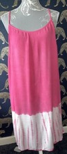 BNWT Ladies Pink Tie dye Bikini Cover Up Holiday Dress Size 12 By Matalan New