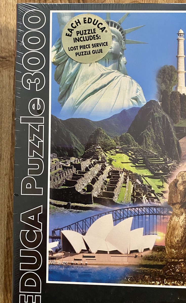 Educa Collage 3000 Piece Adult Jigsaw Puzzle - Challenging Large Puzzle