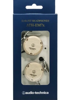 Audio-Technica ATH-EM7 X  SILVE VERY RARE Persona 3 Protagonist With a FREE CASE