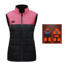 Heated Vest Warm Gilet Winter Men Women Electric USB Jacket Heating Coat Thermal