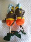 Pirate Candy Corn Dolls Lot of 2 Halloween Fall Decoration Craft Folk Art — photo 7