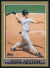 1998 Topps #323 Todd Helton, Colorado Rockies, HOF.