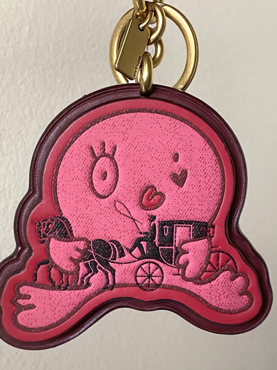 COACH Horse carriage l charm 4個セット NEW Coach Brass Horse & Carriage Valet Bag Purse Charm Keychain