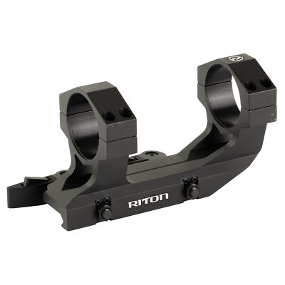 Riton Optics 34mm Cantilever Mount Quick Detach Black Precision Scope Attachment