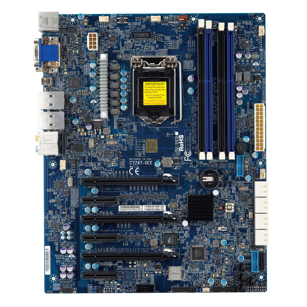 ムロページ Intel Z87 Motherboard Supermicro C7Z87-OCE LGA1150 DDR3 SATA3 for
