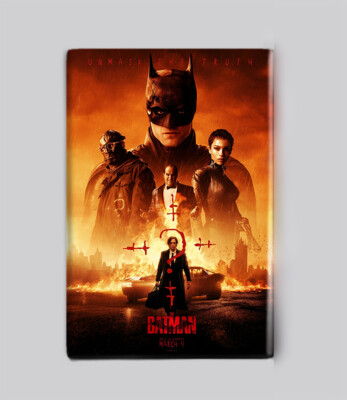 THE BATMAN (2022) / CAST 2''x3'' MOVIE POSTER MAGNET dc official joker catwoman