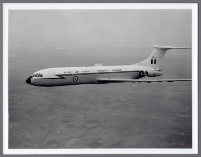 VICKERS VC10 XR806 RAF AIR SUPPORT COMMAND LARGE ORIGINAL VINTAGE MOD PHOTO 5