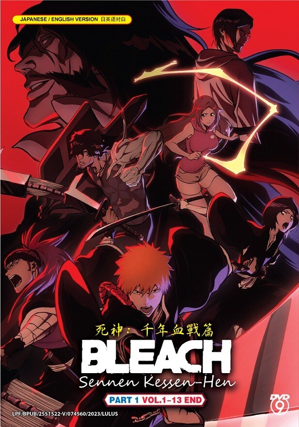 DVD Anime Bleach: Thousand-Year Blood War Part 1: (1-13 End