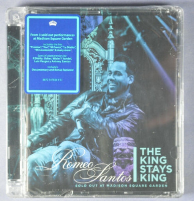 ROMEO SANTOS The King Stays King Sold Out MSG LATIN DVD SEALED HYPE BONUS FEAT