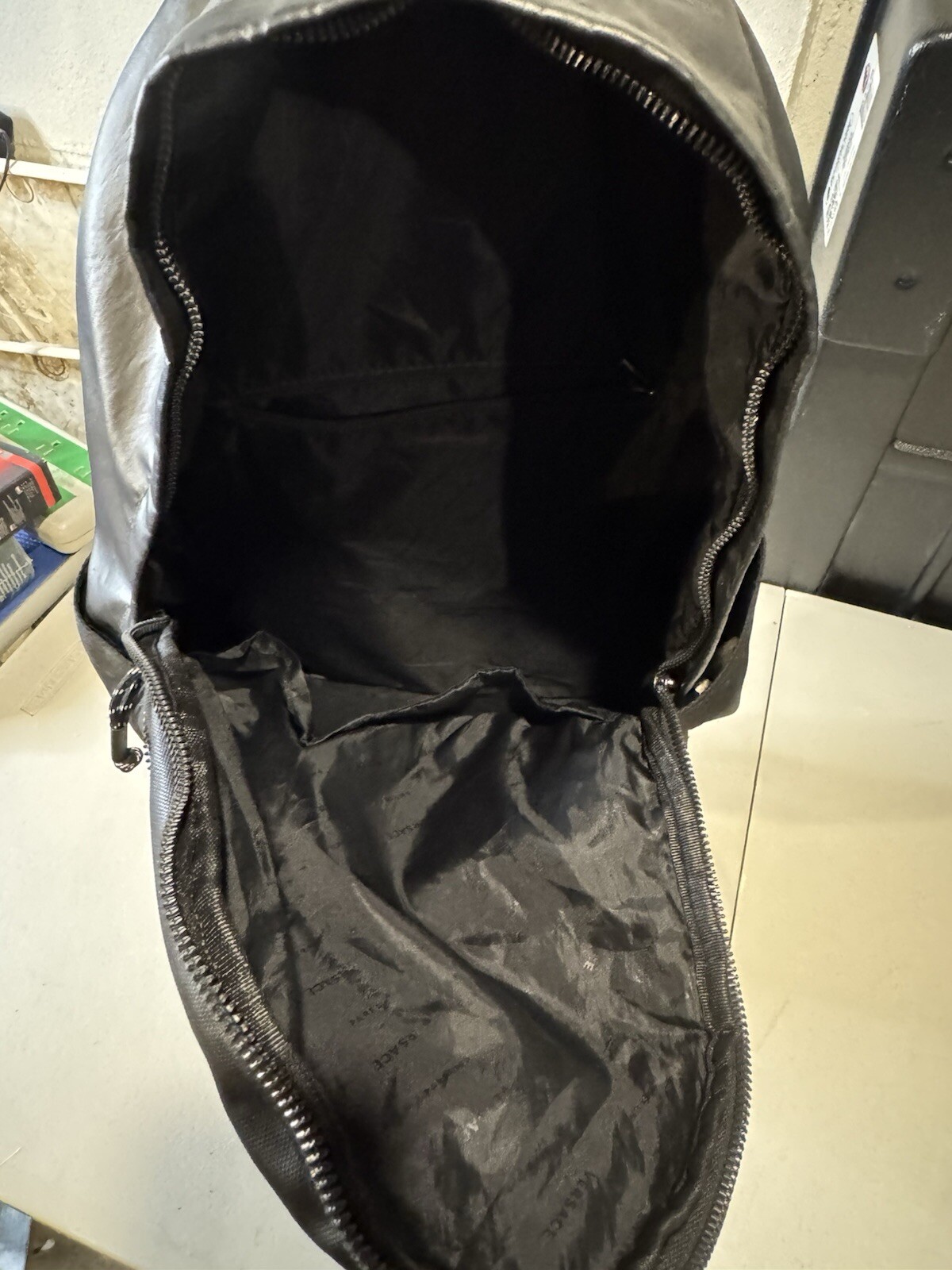 VERSACE Backpack with Logo Black Gold Limited Edi… - image 8