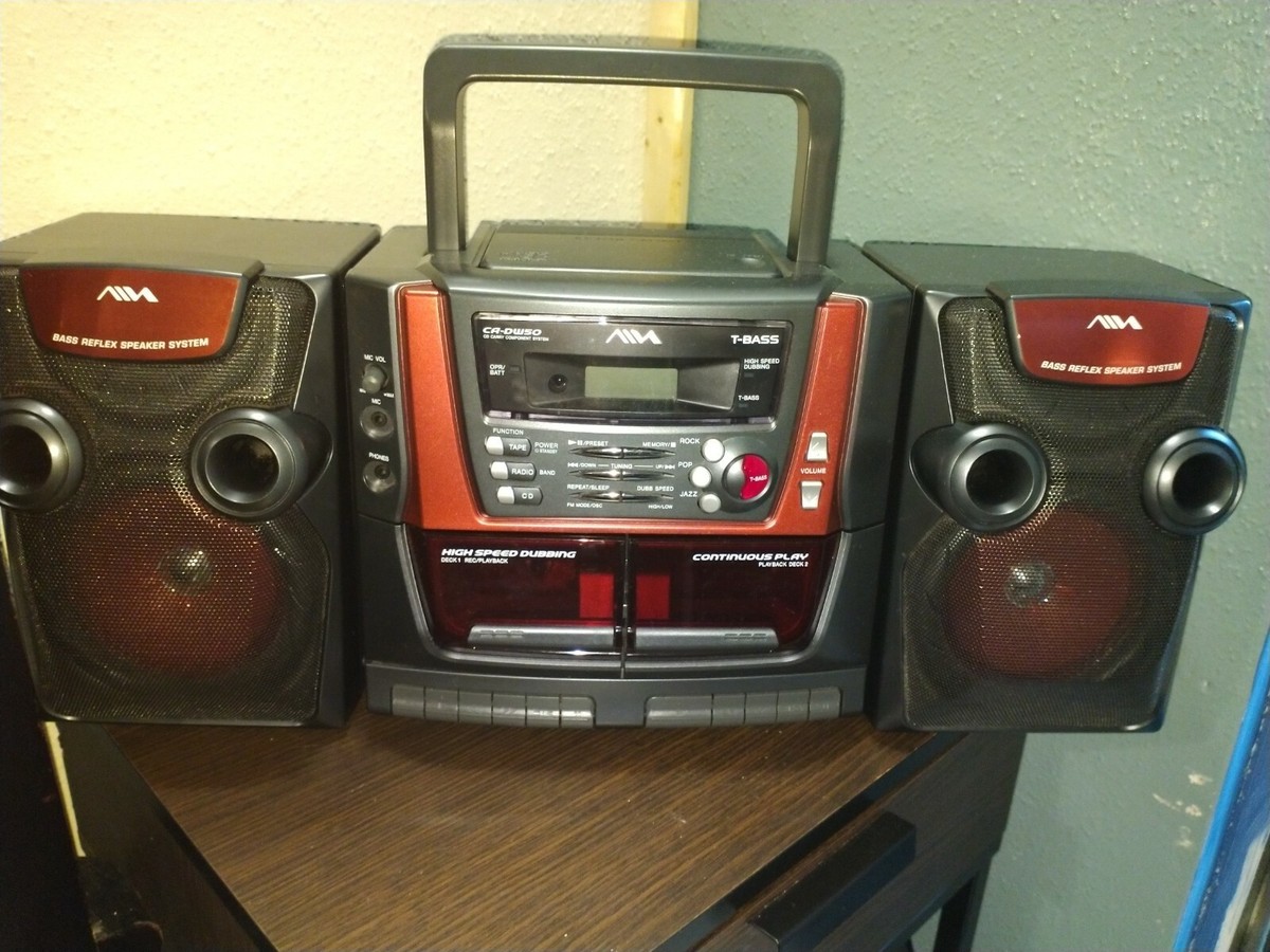 Aiwa CA-DW50 CD Radio Cassette Boombox Rare boombox great for