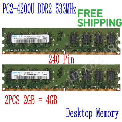 16GB 8GB 4GB 2GB DDR2 533 667 800MHz PC2 Desktop RAM Memory New For Samsung LOT - Picture 18 of 27