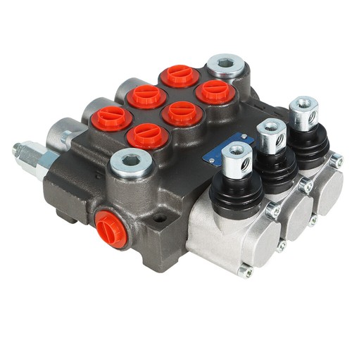 Hydraulic Directional Control Valve 3 Spool 13GPM BSPP Interface New - Picture 17 of 19