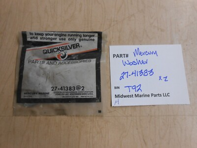 #ad 27 41383 Mercury washer 2 NOS T92 $13.99