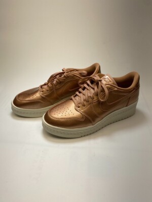 Nike Air Jordan 1Womens RE Low Lifted Metallic Red-Bronze Sneaker Sz 