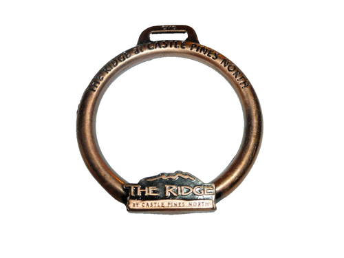 The Ridge At Castle Pines North Metal Golf Bag Tag Castle Rock Colorado ...