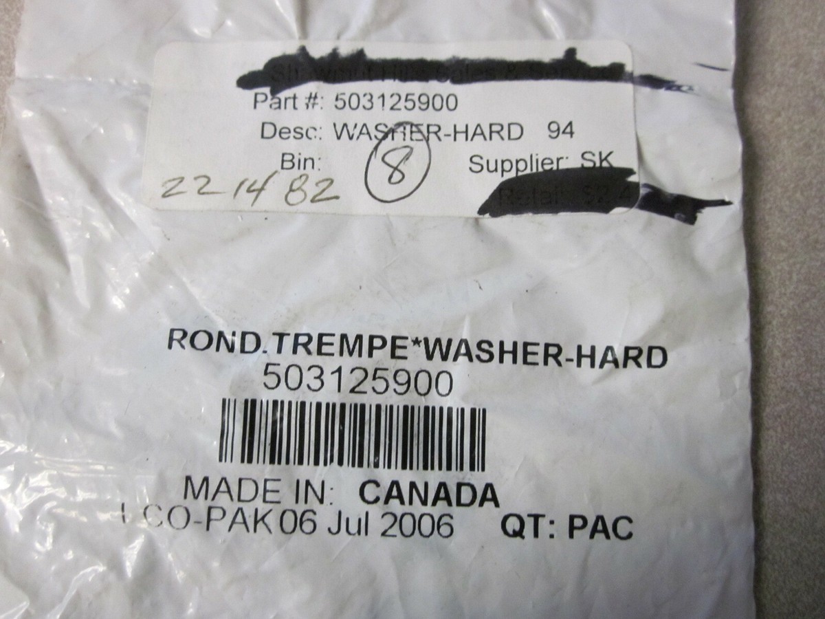 ③ホイール NOS Ski Doo Snowmobile Hard Washer Tundra Summit Grand Touring