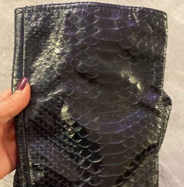 Sergio Rossi Genuine Python Knee Length Boots, US8 - image 4