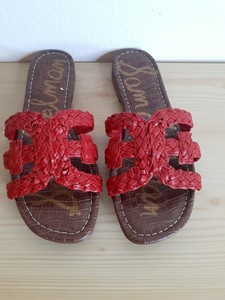 sam edelman beckie woven slide sandal