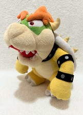 2010 Nintendo Global Holdings Sanei Super Mario Bros Bowser 9" Plush Toy Party