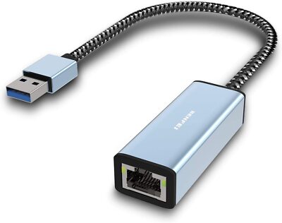 BENFEI USB auf Ethernet Adapter USB 3.0 zu RJ45 1000Mbps Ethernet LAN PC Laptop