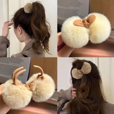 Plush Ball Hair Gripper Autumn Winter Plush Small Clip Hair U6 Accessories IUM