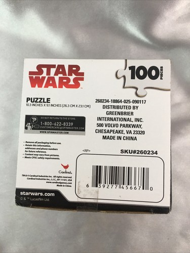 2 New Disney Star Wars & The Last Jedi 100pc Puzzles Finn, Luke Skywalker & Rey - Picture 4 of 10