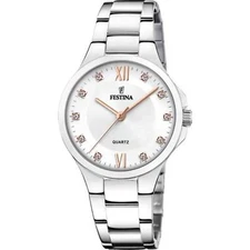 FESTINA F20582/1 Steel Crystal Solo Tempo Women's Watch