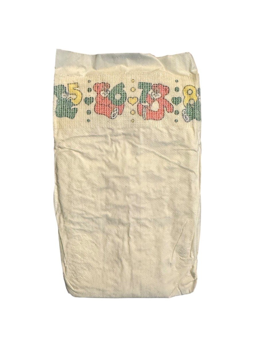 Vintage Pampers Baby-Dry Extra Cloth-like Sz Mini 6-13lbs