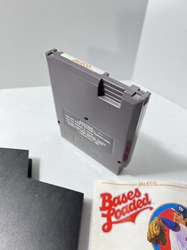 Bases Loaded Nintendo NES 1988 W/ Manual & Sleeve Tested Works Baseball