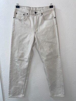 Vintage ATTRAK basic white women jeans size 32 x 32 with pockets