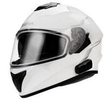 SENA OUTFORCE MOTORCYCLE HELMET LID BLUETOOTH COMMUNICATOR + SUNSHIELD WHITE 2XL