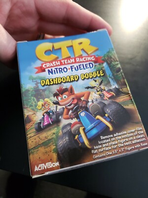 CTR Crash Team Racing - Tête Bobblehead NECA - Promo GameStop 2019 - Neuf